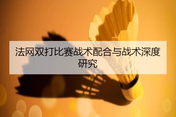 法网双打比赛战术配合与战术深度研究